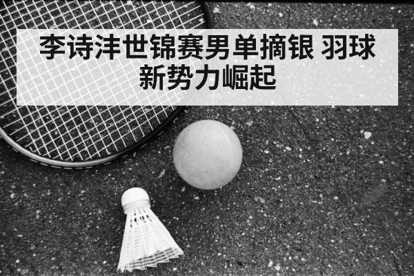 李诗沣世锦赛男单摘银 羽球新势力崛起